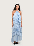 The Azure Ruffle Gown