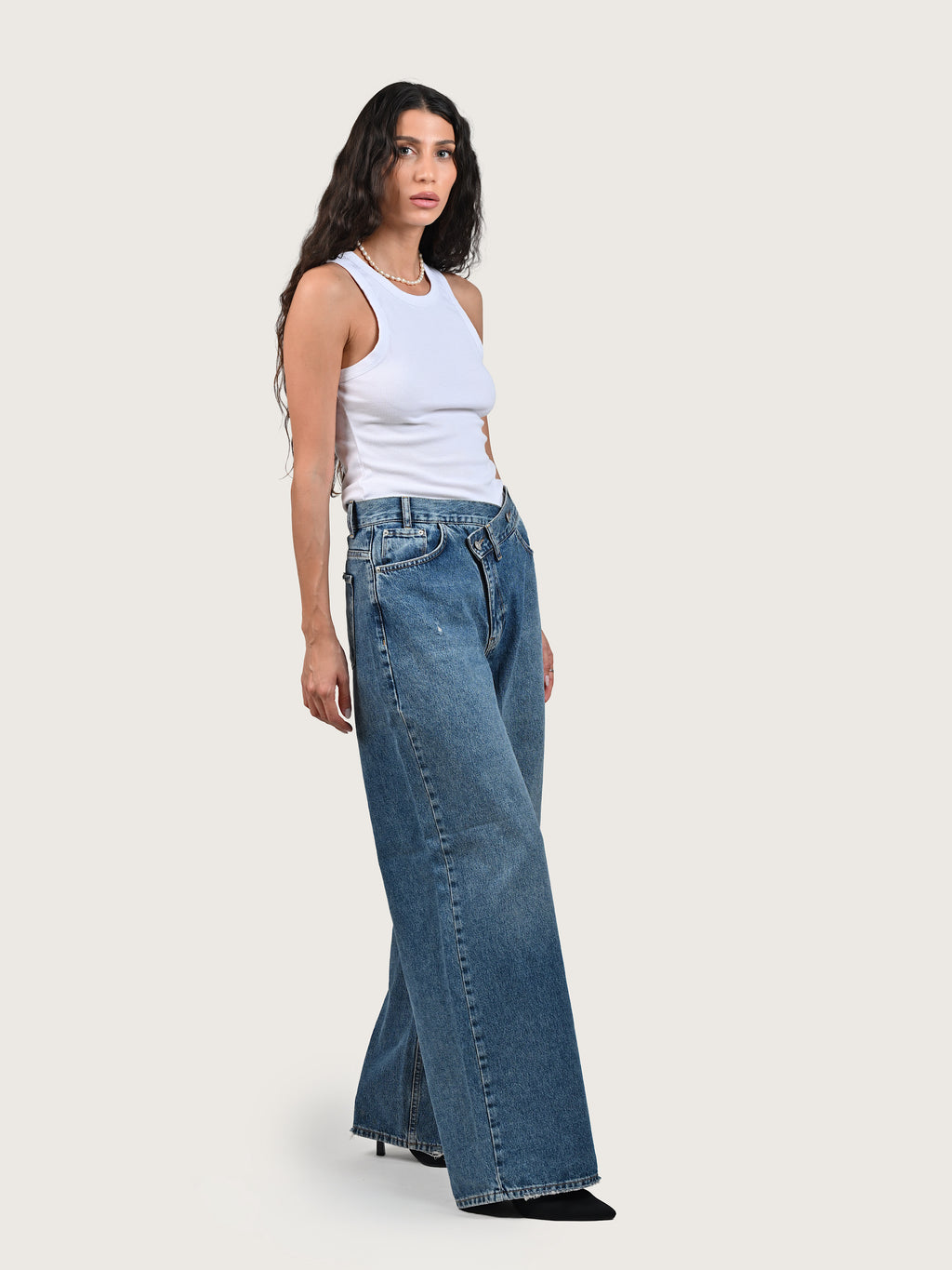 Vintage Ease High-Rise Wide-Leg Jeans