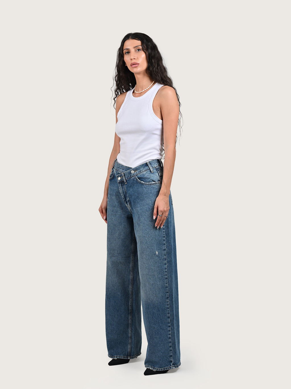 Vintage Ease High-Rise Wide-Leg Jeans