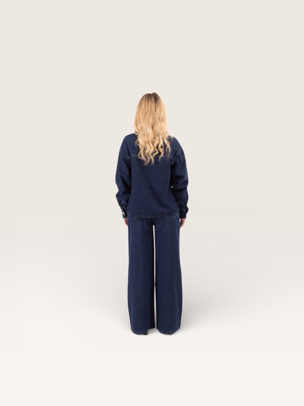 The Aria Crystal Denim Set